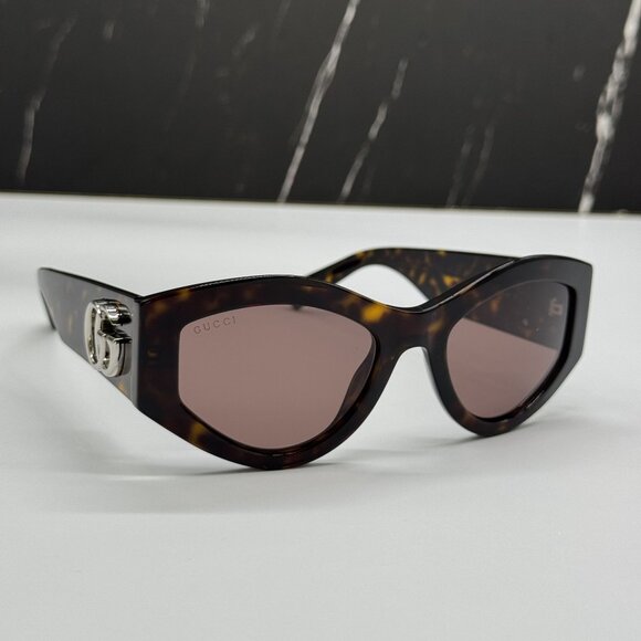 NEW GUCCI SUNGLASSES HAVANA WOMEN CAT EYE EYEWEAR GUCCI GG1951S 002 main image 7